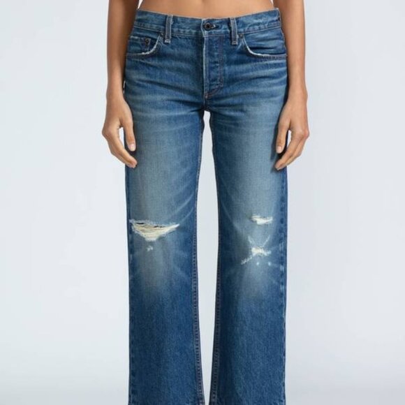 Askk NY Low Rise Straight Leg Jeans - Picture 1 of 1